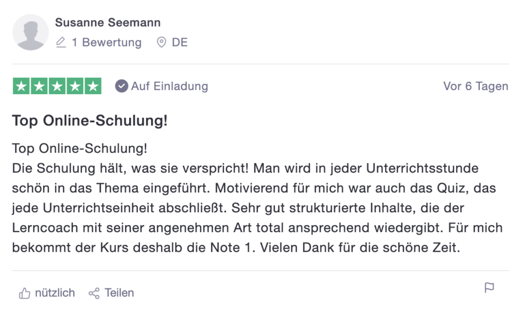 Rezension Schulung §45a SGB XI